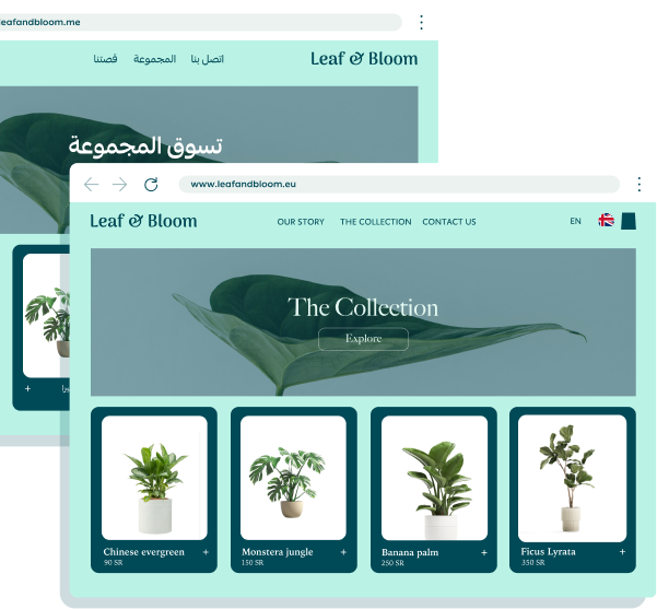 إنشاء وإدارة واجهات بلغات مختلفة من لوحة تحكم واحدة